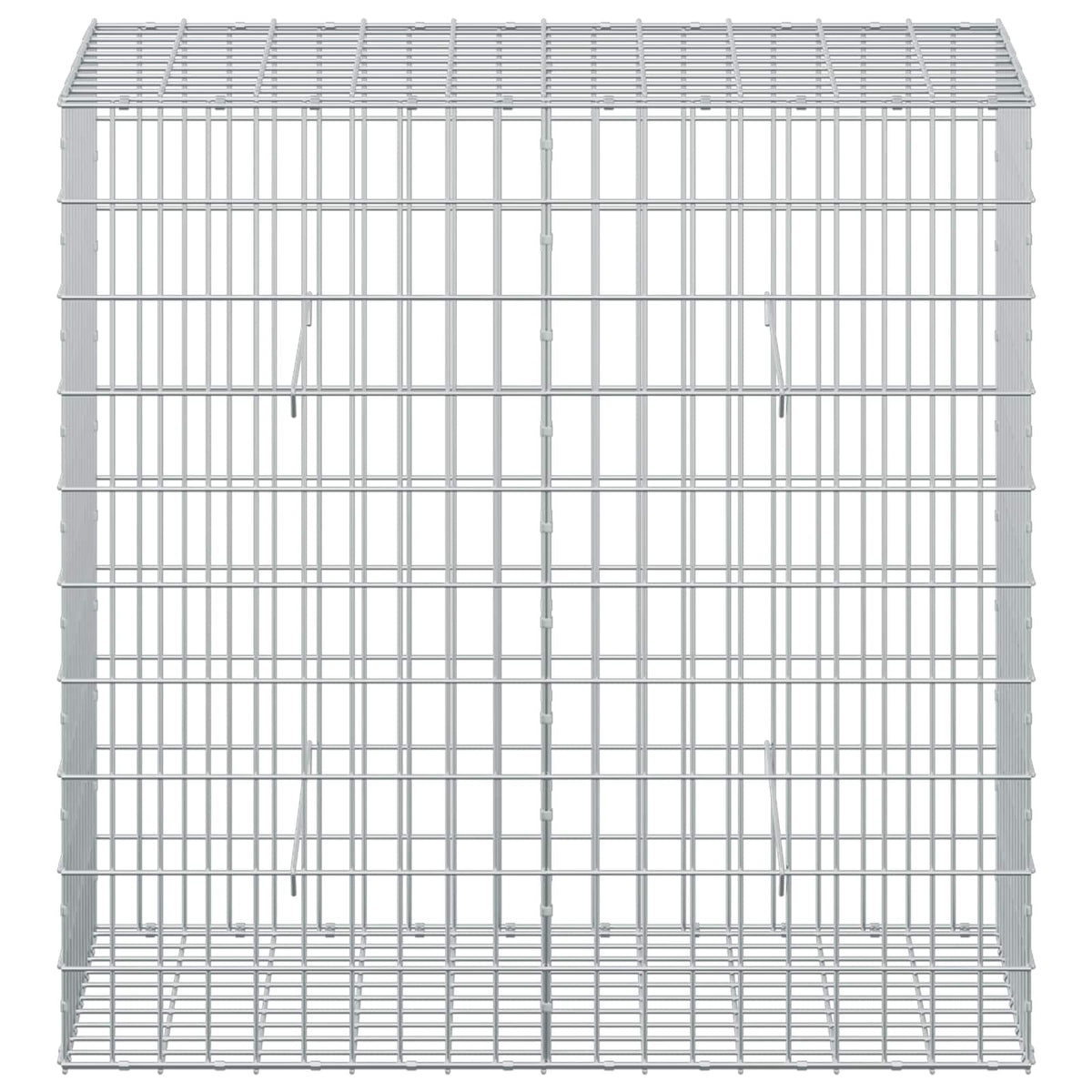 vidaXL Gabion z drutu 3,5 mm i siatką 5x10 cm 100x50x100 cm