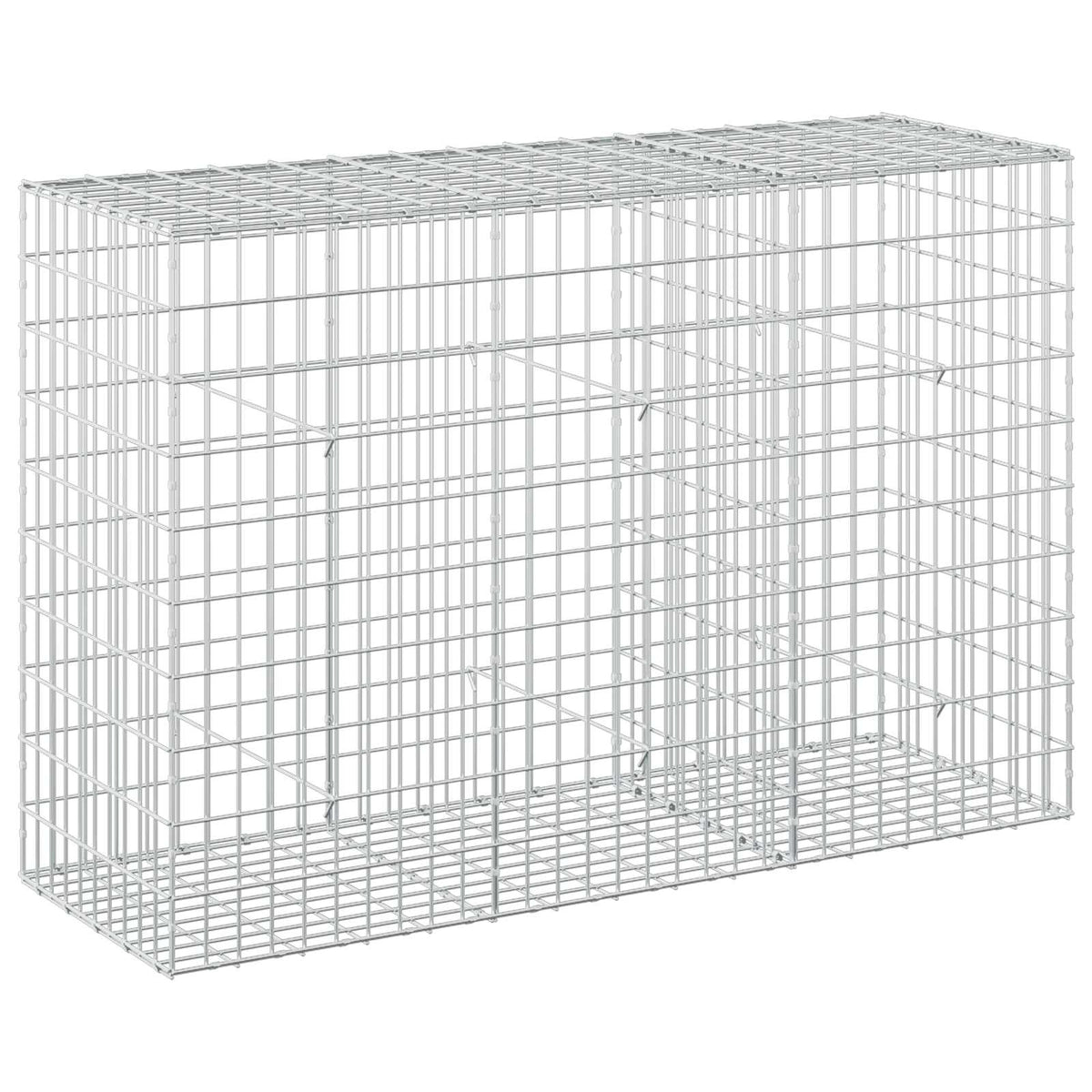 vidaXL Gabion z drutu 3,5 mm i siatką 5x10 cm 150x50x100 cm