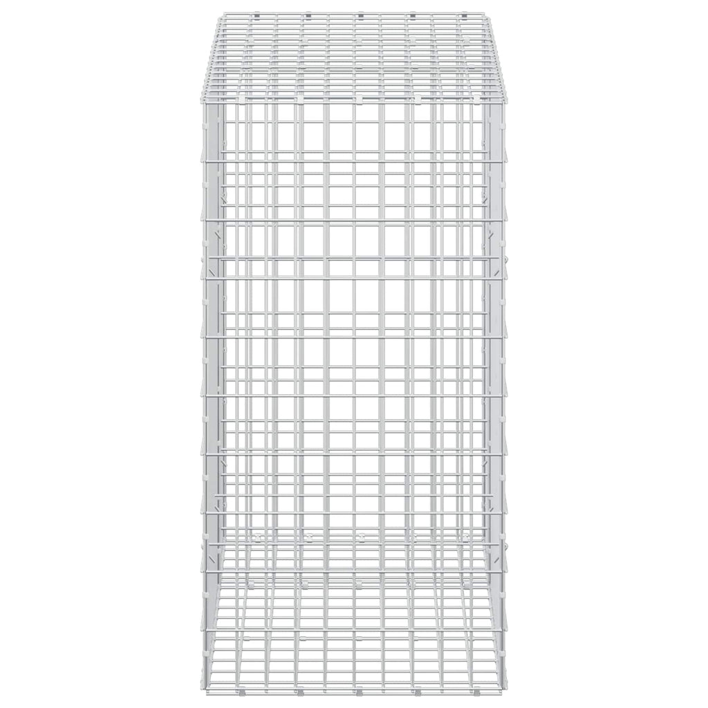 vidaXL Gabion z drutu 3,5 mm i siatką 5x10 cm 150x50x100 cm