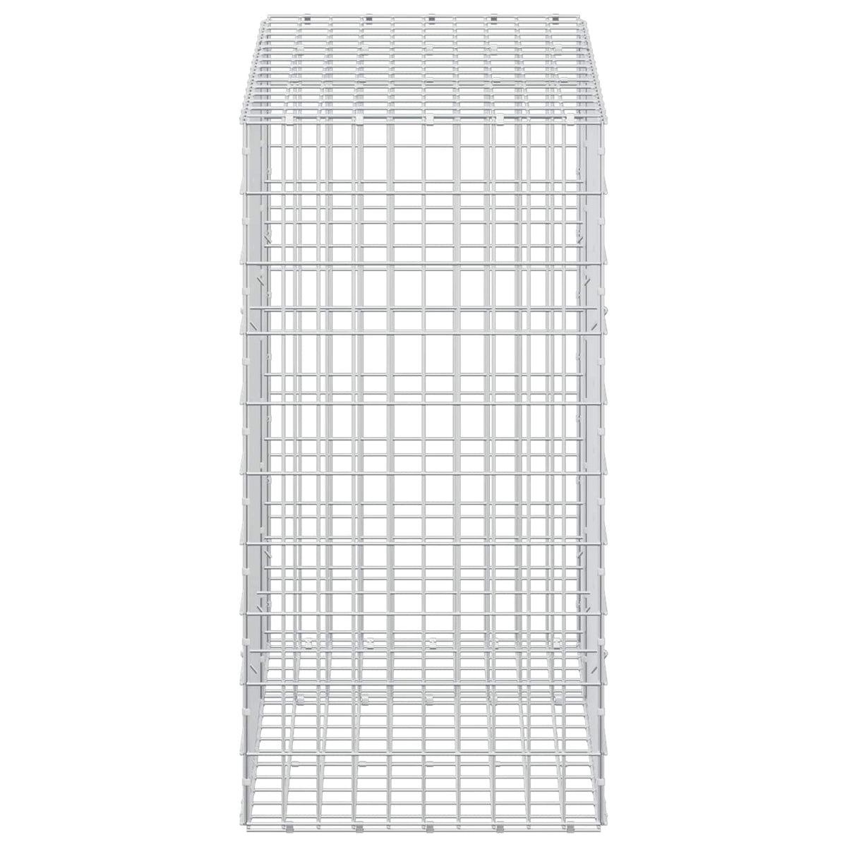 vidaXL Gabion z drutu 3,5 mm i siatką 5x10 cm 150x50x100 cm