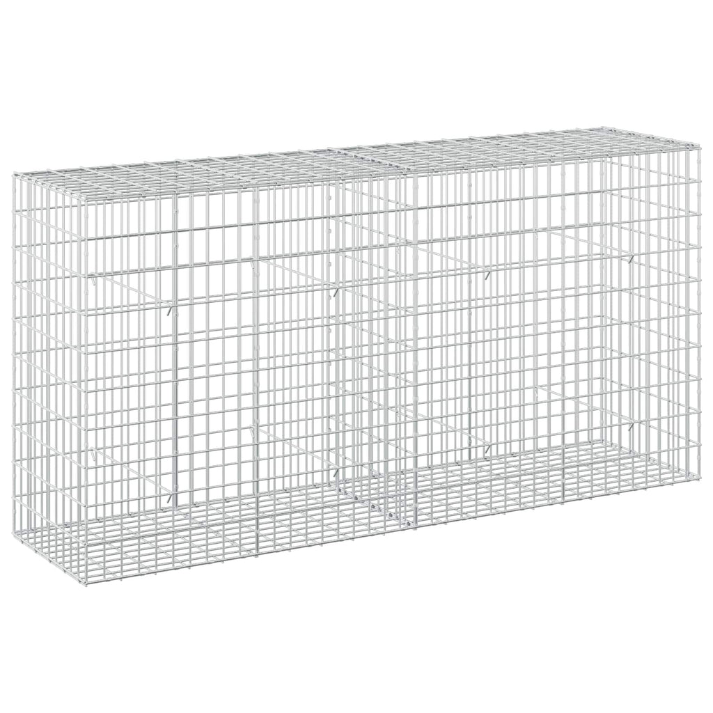 vidaXL Gabion z drutu 3,5 mm i siatką 5x10 cm 200x50x100 cm