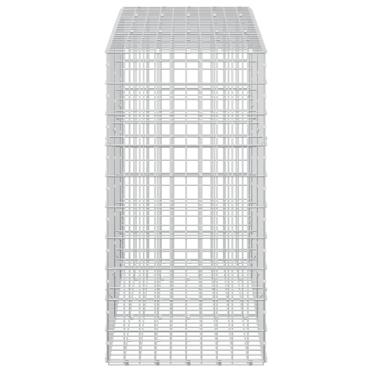 vidaXL Gabion z drutu 3,5 mm i siatką 5x10 cm 250x50x100 cm