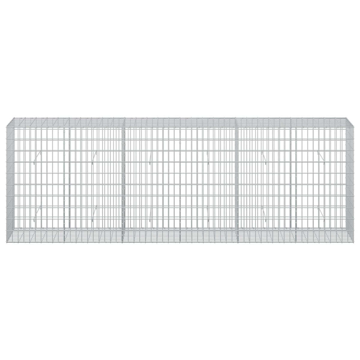 vidaXL Gabion z drutu 3,5 mm i siatką 5x10 cm 300x50x100 cm