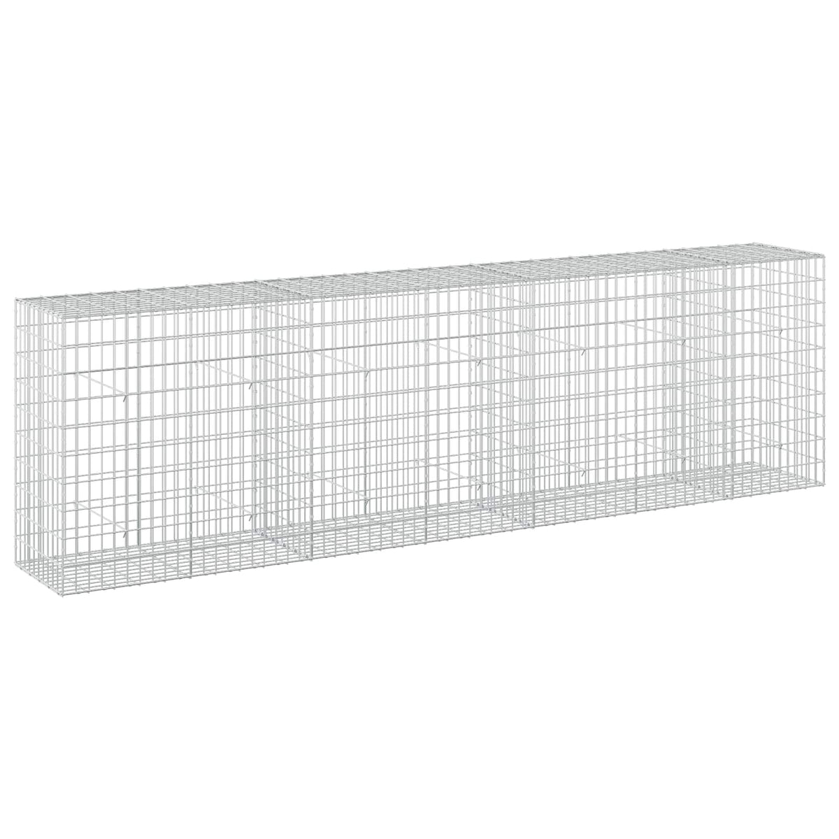 vidaXL Gabion z drutu 3,5 mm i siatką 5x10 cm 350x50x100 cm