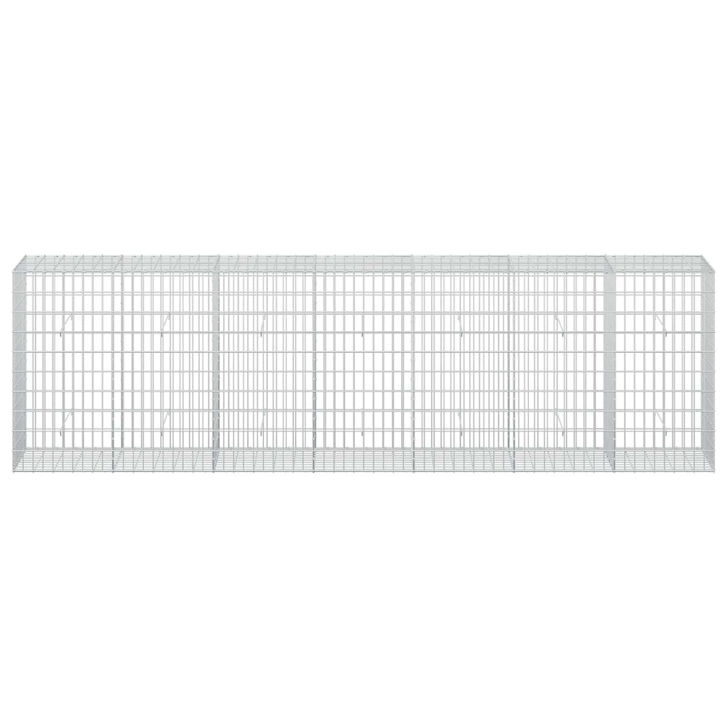 vidaXL Gabion z drutu 3,5 mm i siatką 5x10 cm 350x50x100 cm
