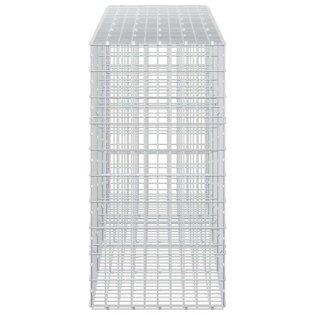 vidaXL Gabion z drutu 3,5 mm i siatką 5x10 cm 350x50x100 cm