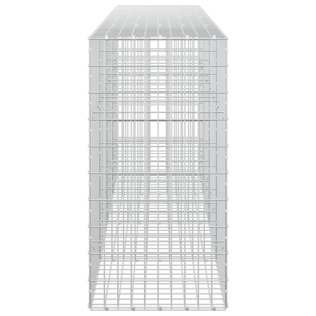 vidaXL Gabion z drutu 3,5 mm i siatką 5x10 cm 400x50x100 cm