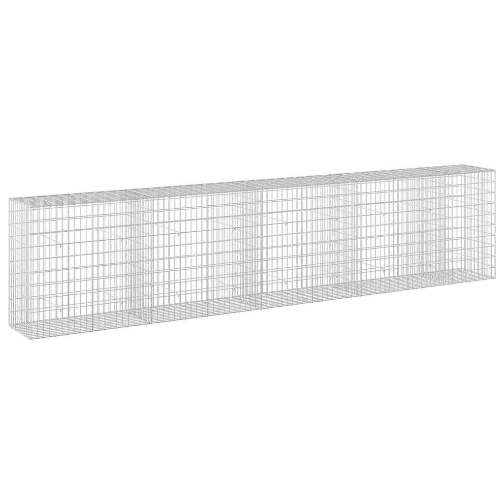 vidaXL Gabion z drutu 3,5 mm i siatką 5x10 cm 450x50x100 cm