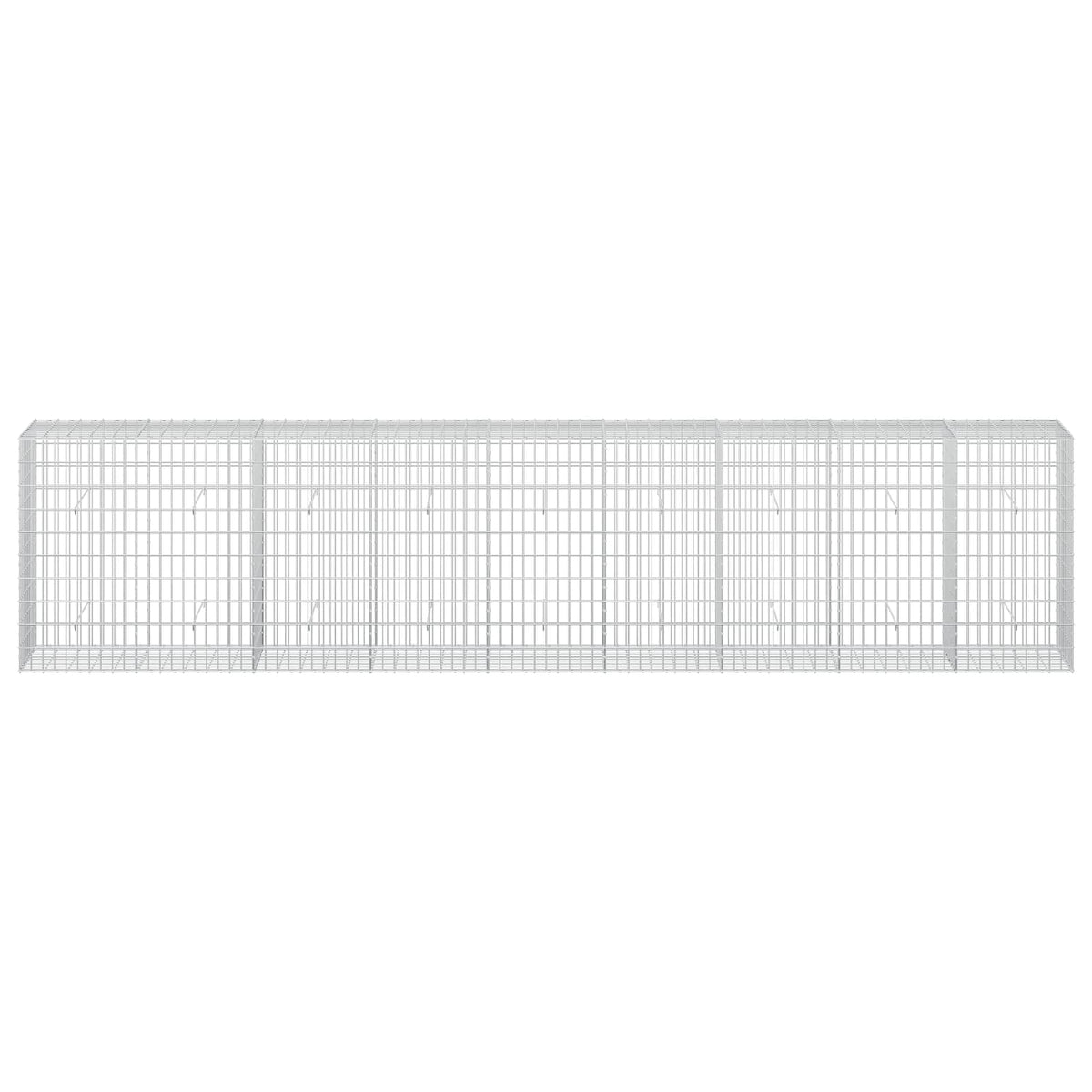 vidaXL Gabion z drutu 3,5 mm i siatką 5x10 cm 450x50x100 cm