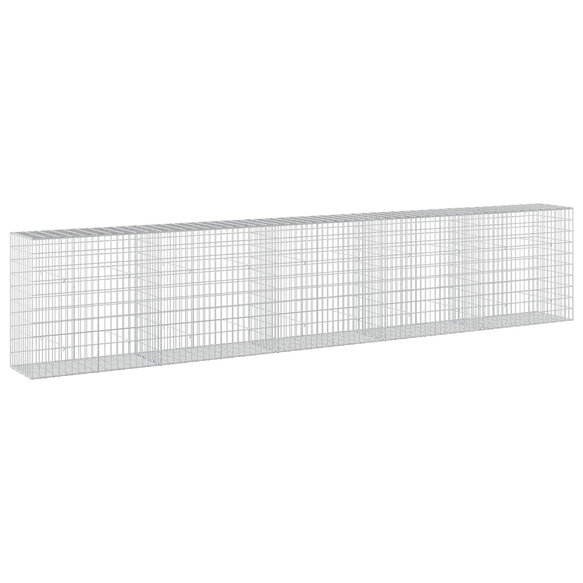 vidaXL Gabion z drutu 3,5 mm i siatką 5x10 cm 500x50x100 cm