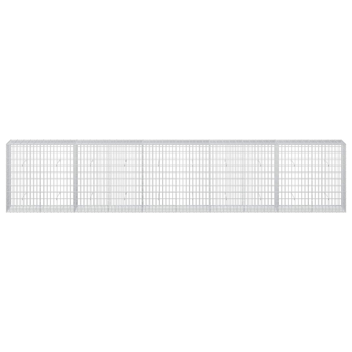 vidaXL Gabion z drutu 3,5 mm i siatką 5x10 cm 500x50x100 cm