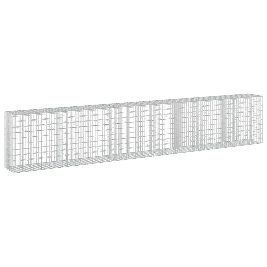 vidaXL Gabion z drutu 3,5 mm i siatką 5x10 cm 550x50x100 cm