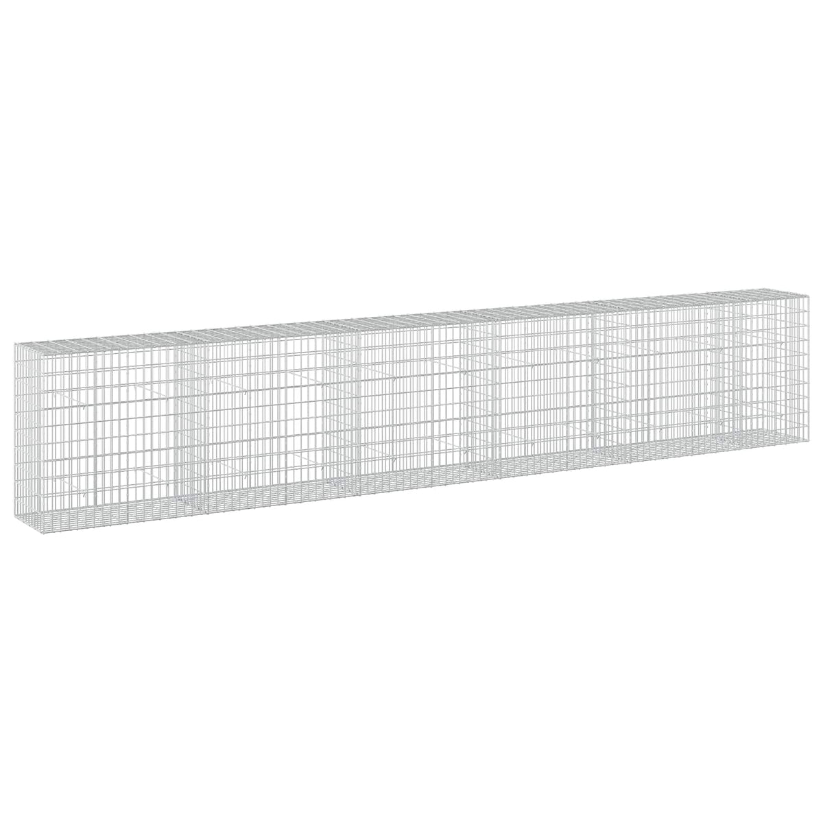 vidaXL Gabion z drutu 3,5 mm i siatką 5x10 cm 550x50x100 cm