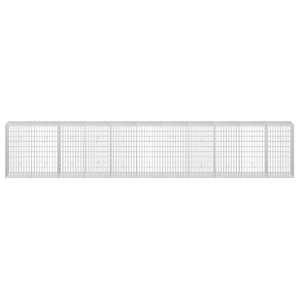 vidaXL Gabion z drutu 3,5 mm i siatką 5x10 cm 550x50x100 cm