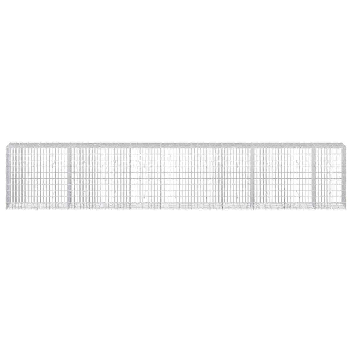 vidaXL Gabion z drutu 3,5 mm i siatką 5x10 cm 550x50x100 cm