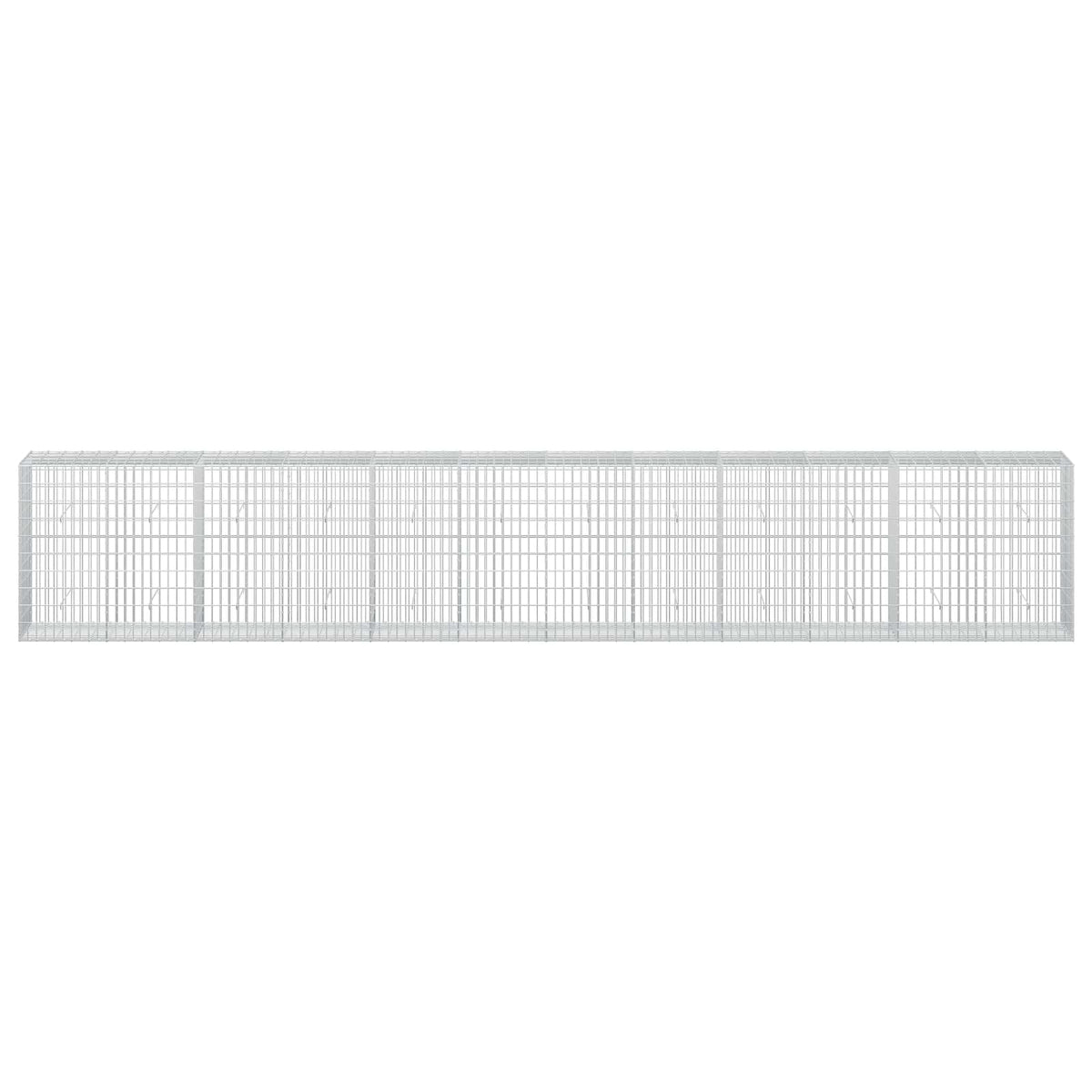 vidaXL Gabion z drutu 3,5 mm i siatką 5x10 cm 600x50x100 cm