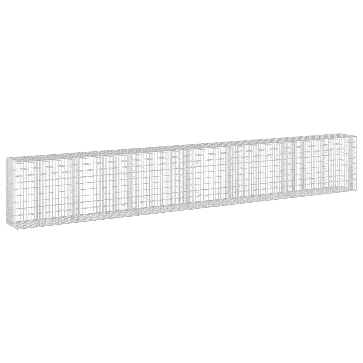 vidaXL Gabion z drutu 3,5 mm i siatką 5x10 cm 650x50x100 cm