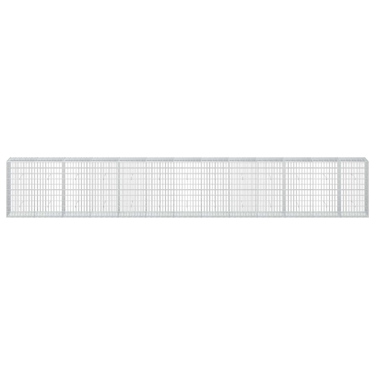 vidaXL Gabion z drutu 3,5 mm i siatką 5x10 cm 650x50x100 cm
