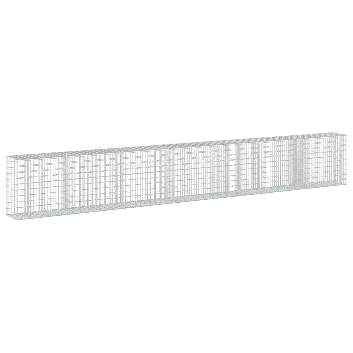 vidaXL Gabion z drutu 3,5 mm i siatką 5x10 cm 700x50x100 cm