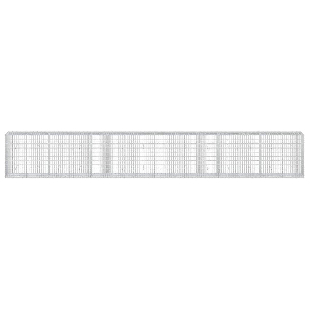 vidaXL Gabion z drutu 3,5 mm i siatką 5x10 cm 700x50x100 cm