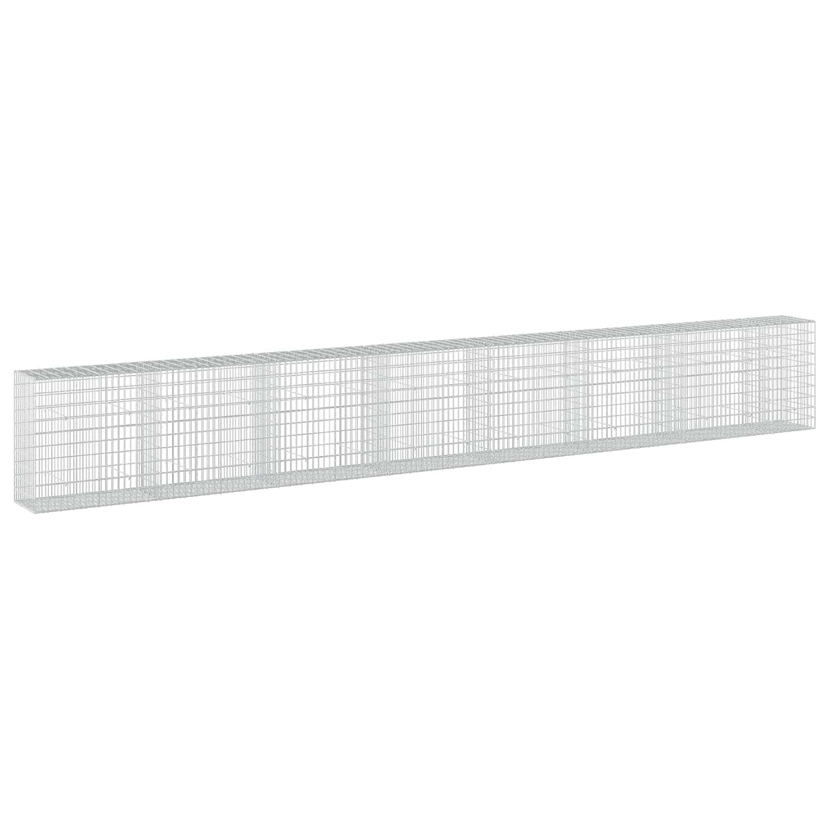 vidaXL Gabion z drutu 3,5 mm i siatką 5x10 cm 750x50x100 cm