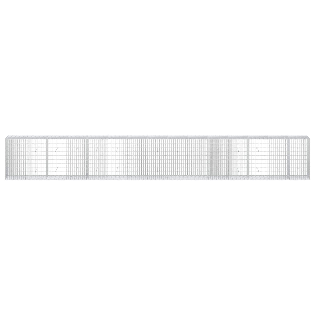 vidaXL Gabion z drutu 3,5 mm i siatką 5x10 cm 750x50x100 cm