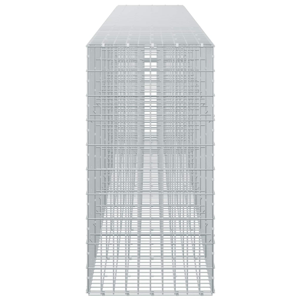 vidaXL Gabion z drutu 3,5 mm i siatką 5x10 cm 750x50x100 cm
