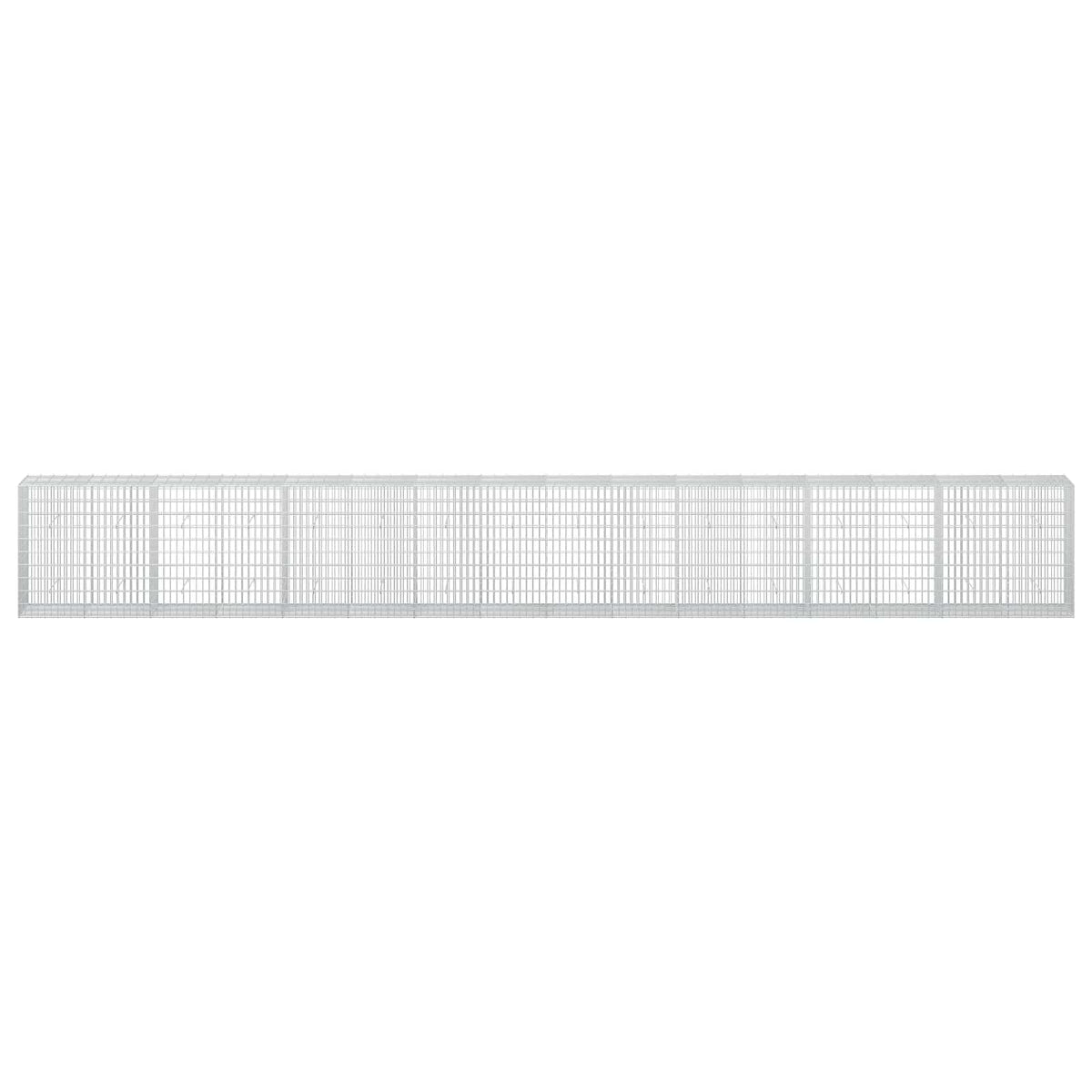 vidaXL Gabion z drutu 3,5 mm i siatką 5x10 cm 800x50x100 cm