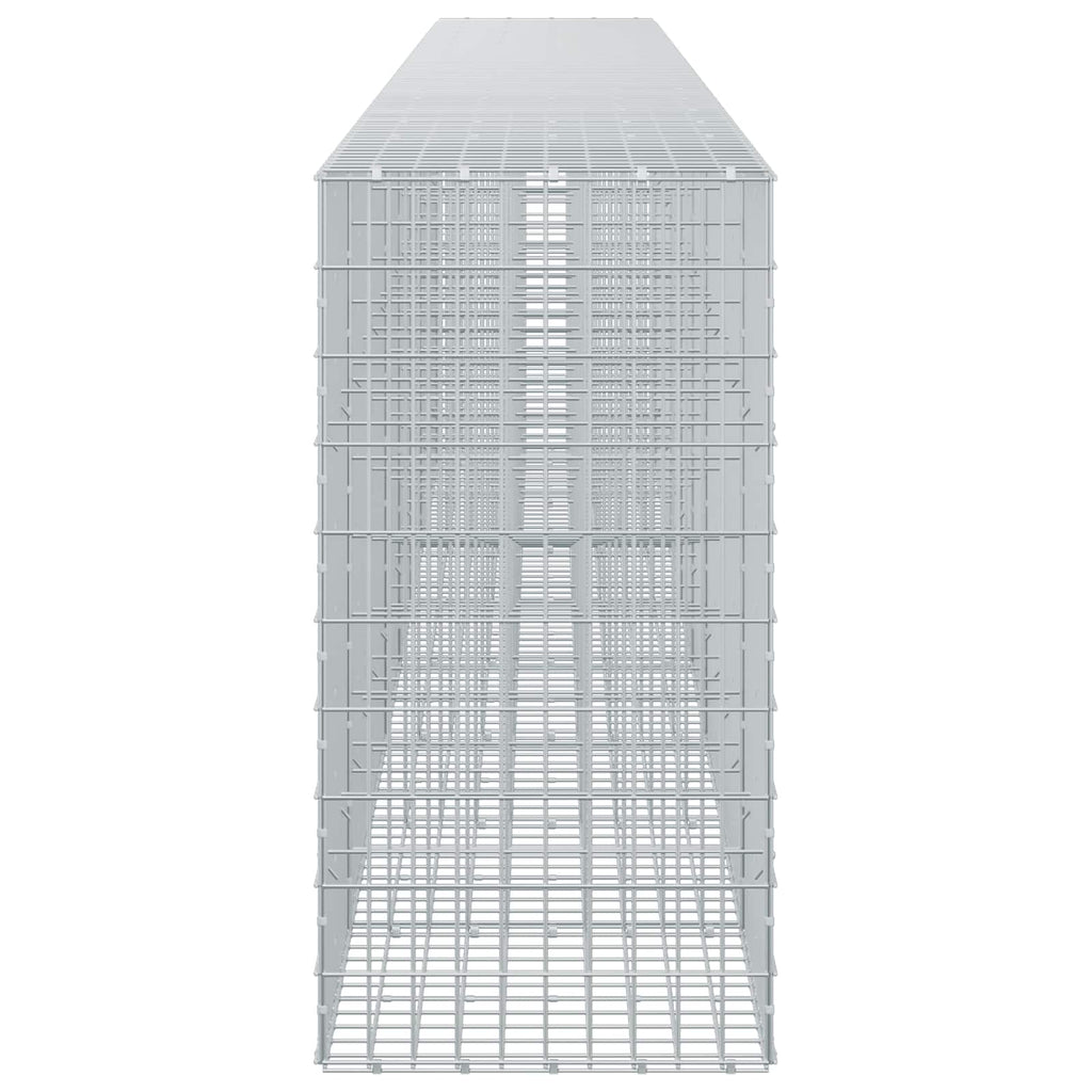 vidaXL Gabion z drutu 3,5 mm i siatką 5x10 cm 850x50x100 cm