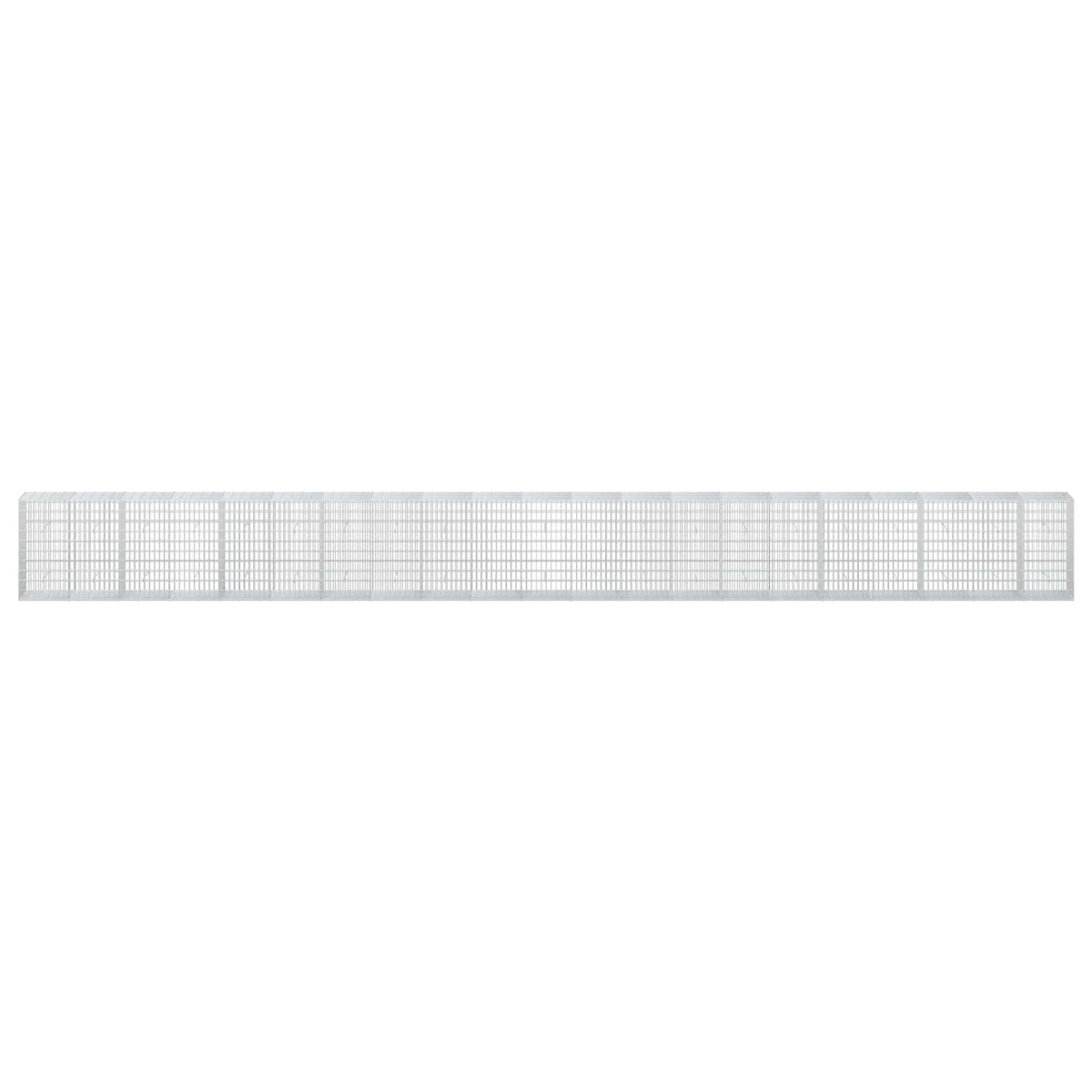 vidaXL Gabion z drutu 3,5 mm i siatką 5x10 cm 1050x50x100 cm