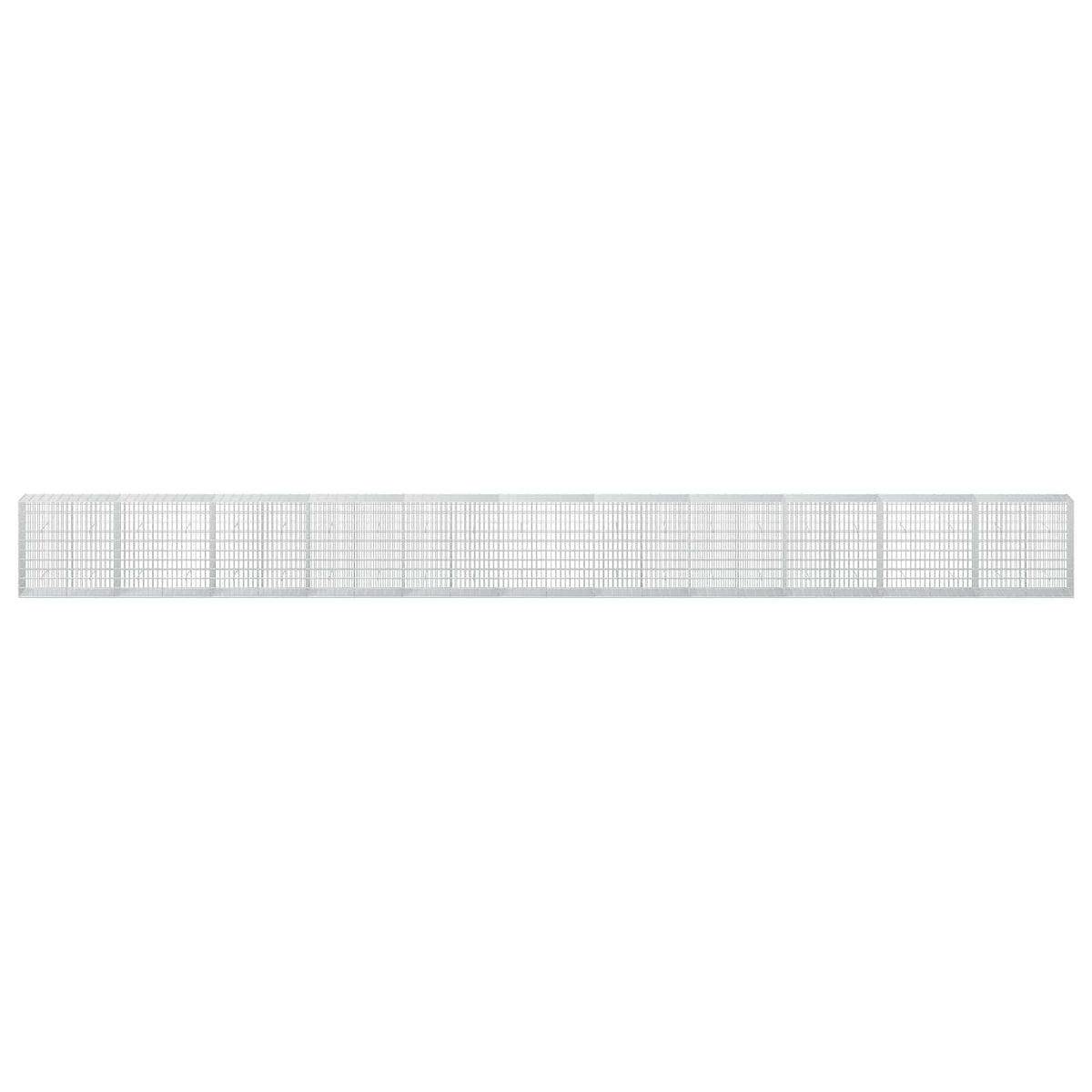 vidaXL Gabion z drutu 3,5 mm i siatką 5x10 cm 1100x50x100 cm