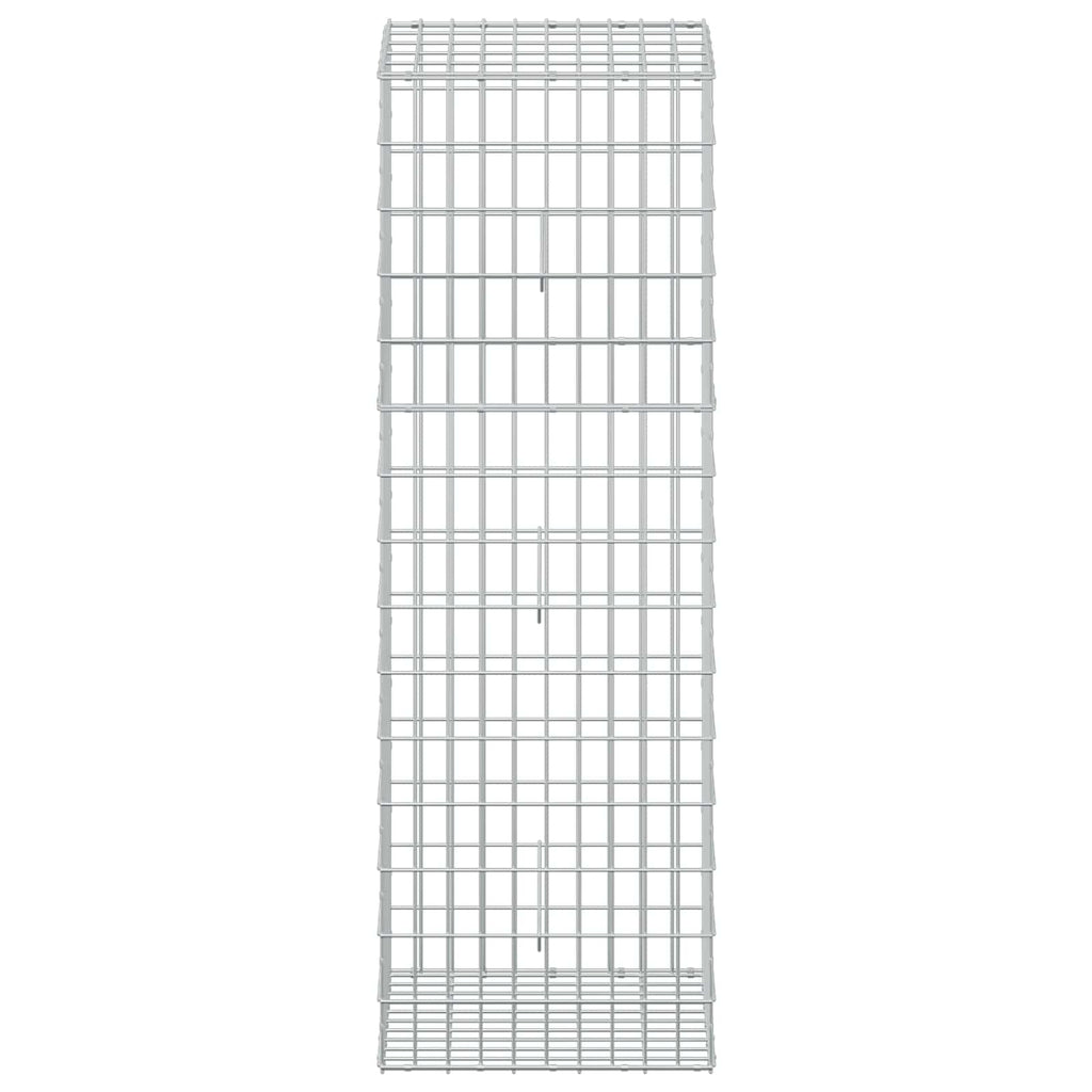vidaXL Gabion z drutu 3,5 mm i siatką 5x10 cm 50x50x150 cm