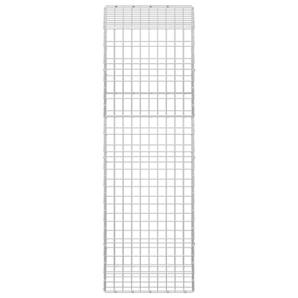 vidaXL Gabion z drutu 3,5 mm i siatką 5x10 cm 50x50x150 cm