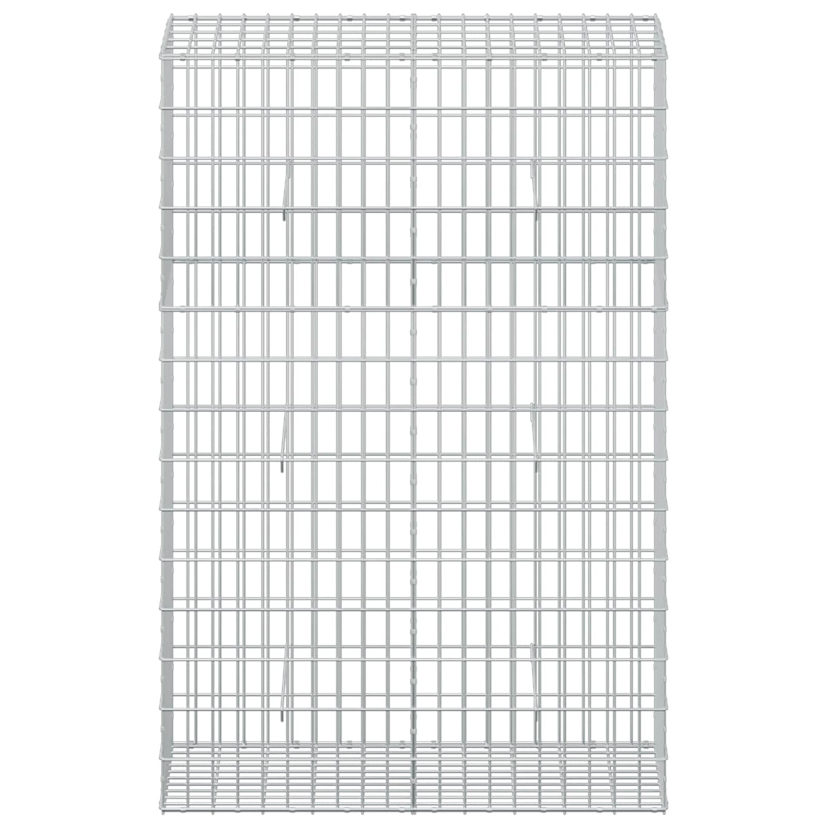 vidaXL Gabion z drutu 3,5 mm i siatką 5x10 cm 100x50x150 cm