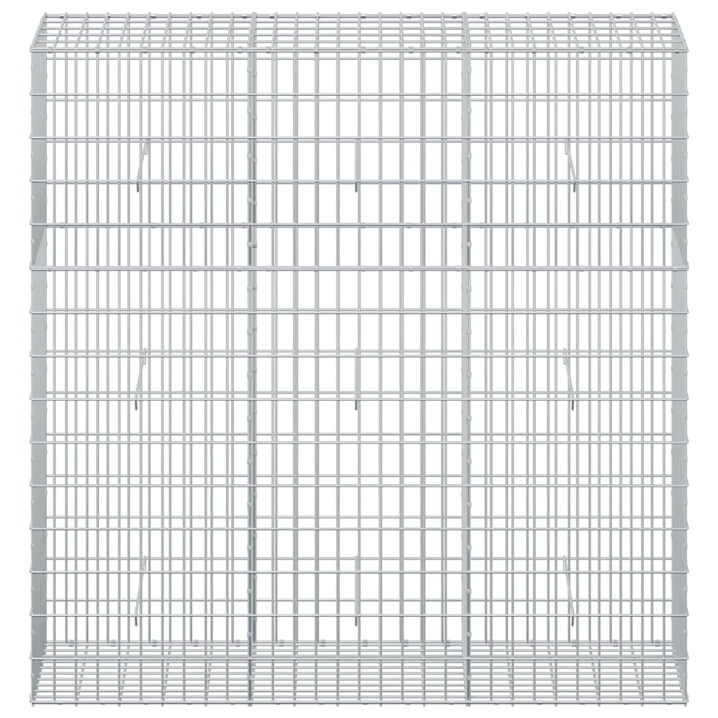 vidaXL Gabion z drutu 3,5 mm i siatką 5x10 cm 150x50x150 cm
