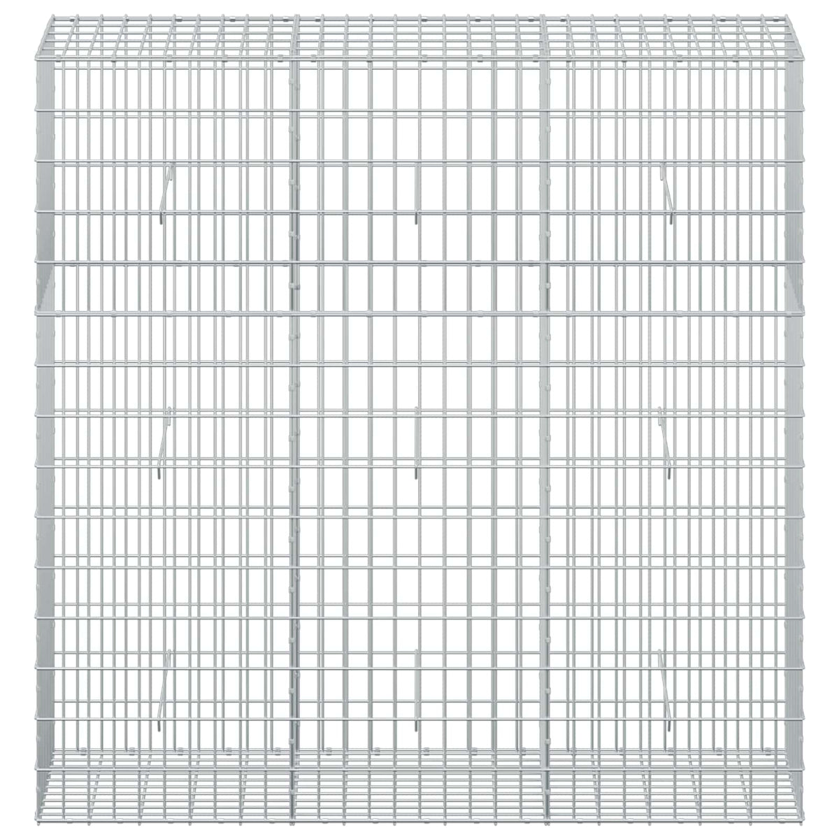 vidaXL Gabion z drutu 3,5 mm i siatką 5x10 cm 150x50x150 cm