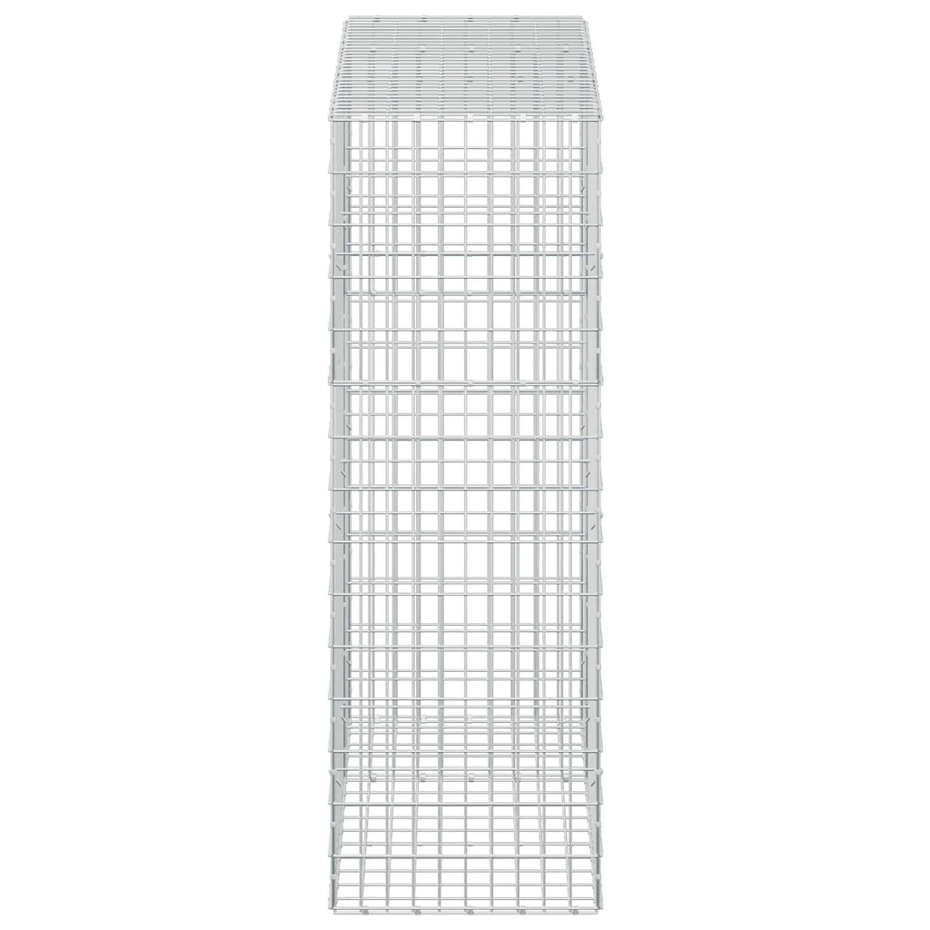 vidaXL Gabion z drutu 3,5 mm i siatką 5x10 cm 150x50x150 cm