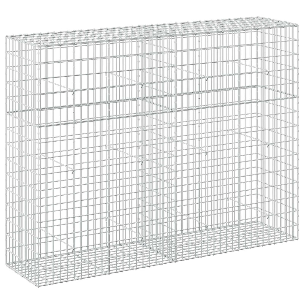 vidaXL Gabion z drutu 3,5 mm i siatką 5x10 cm 200x50x150 cm