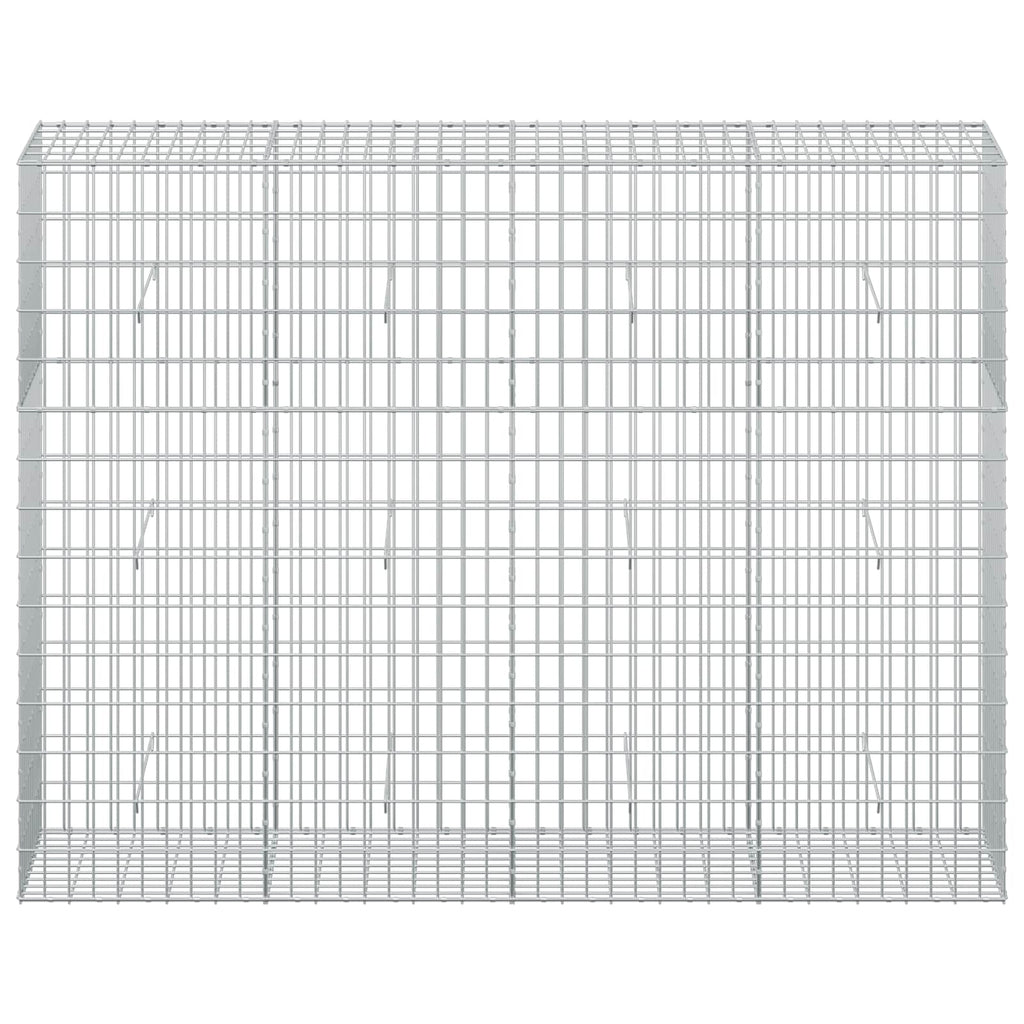 vidaXL Gabion z drutu 3,5 mm i siatką 5x10 cm 200x50x150 cm