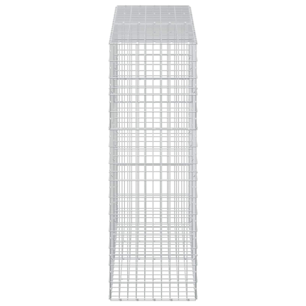 vidaXL Gabion z drutu 3,5 mm i siatką 5x10 cm 200x50x150 cm