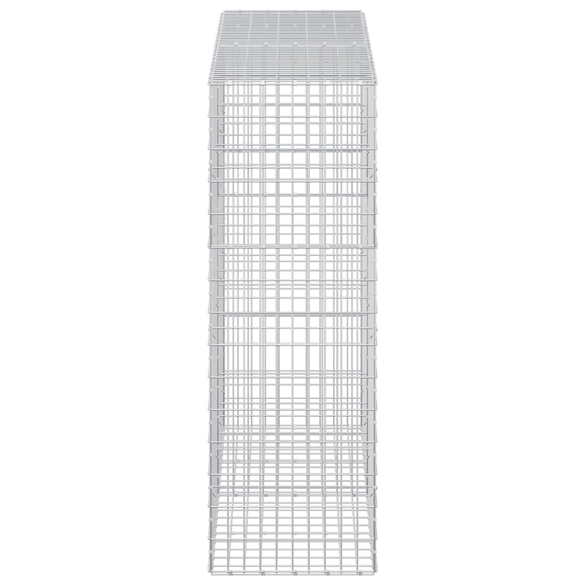 vidaXL Gabion z drutu 3,5 mm i siatką 5x10 cm 200x50x150 cm