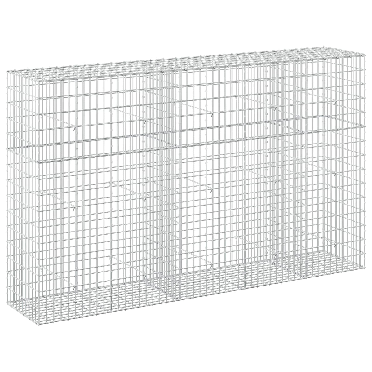 vidaXL Gabion z drutu 3,5 mm i siatką 5x10 cm 250x50x150 cm