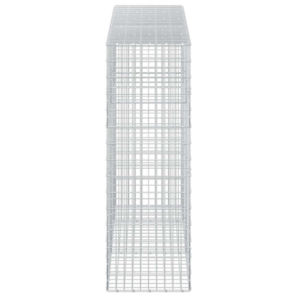 vidaXL Gabion z drutu 3,5 mm i siatką 5x10 cm 250x50x150 cm