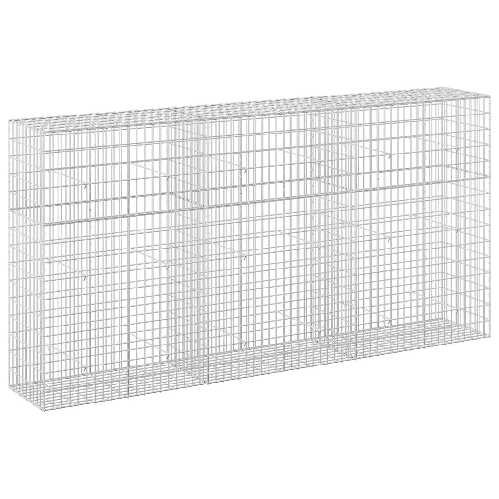 vidaXL Gabion z drutu 3,5 mm i siatką 5x10 cm 300x50x150 cm
