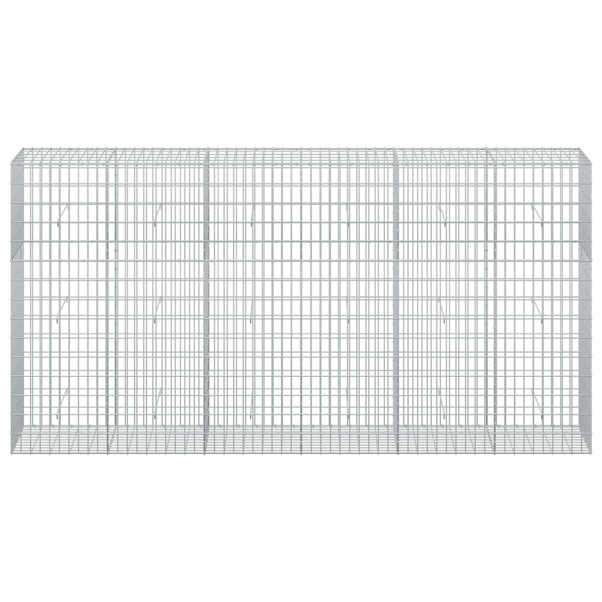 vidaXL Gabion z drutu 3,5 mm i siatką 5x10 cm 300x50x150 cm