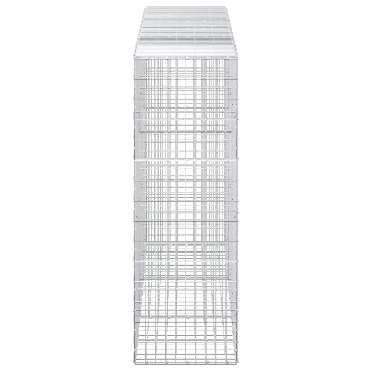 vidaXL Gabion z drutu 3,5 mm i siatką 5x10 cm 300x50x150 cm