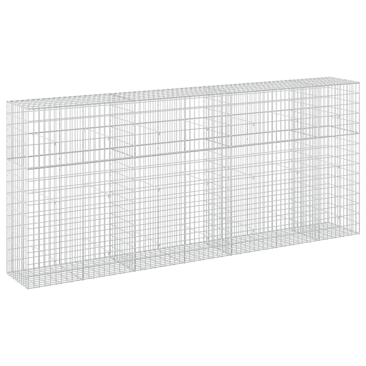 vidaXL Gabion z drutu 3,5 mm i siatką 5x10 cm 350x50x150 cm