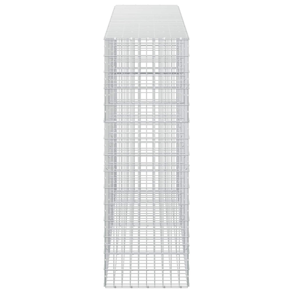 vidaXL Gabion z drutu 3,5 mm i siatką 5x10 cm 350x50x150 cm
