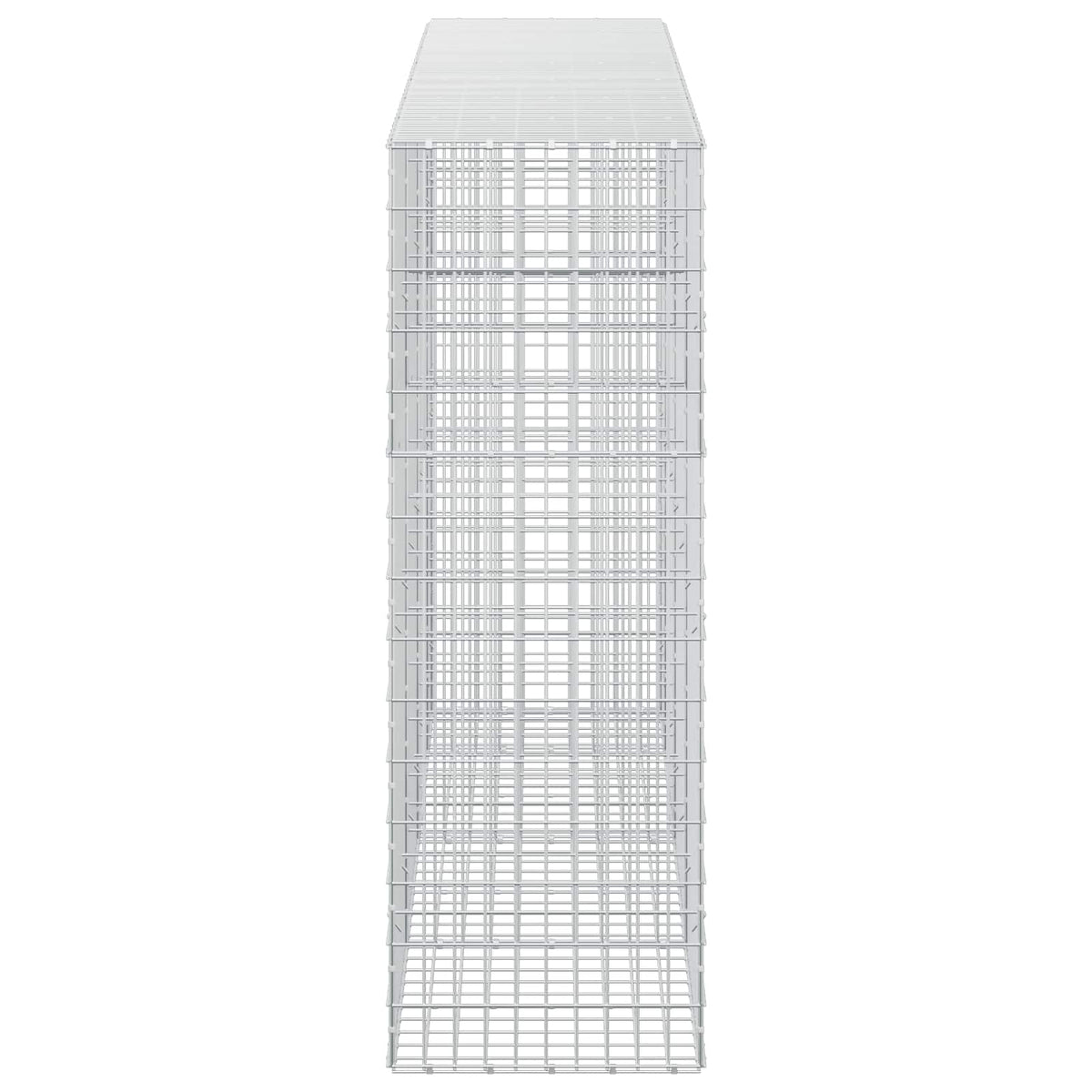 vidaXL Gabion z drutu 3,5 mm i siatką 5x10 cm 350x50x150 cm
