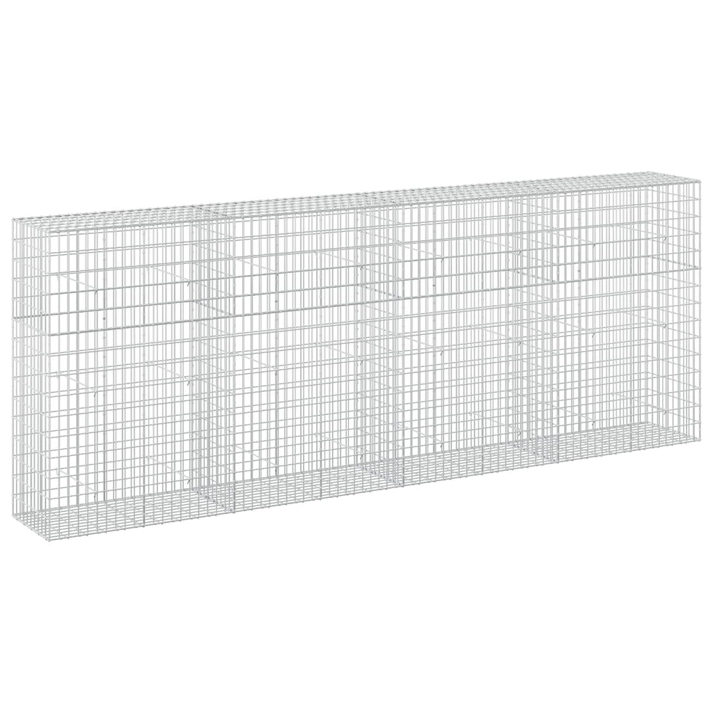 vidaXL Gabion z drutu 3,5 mm i siatką 5x10 cm 400x50x150 cm